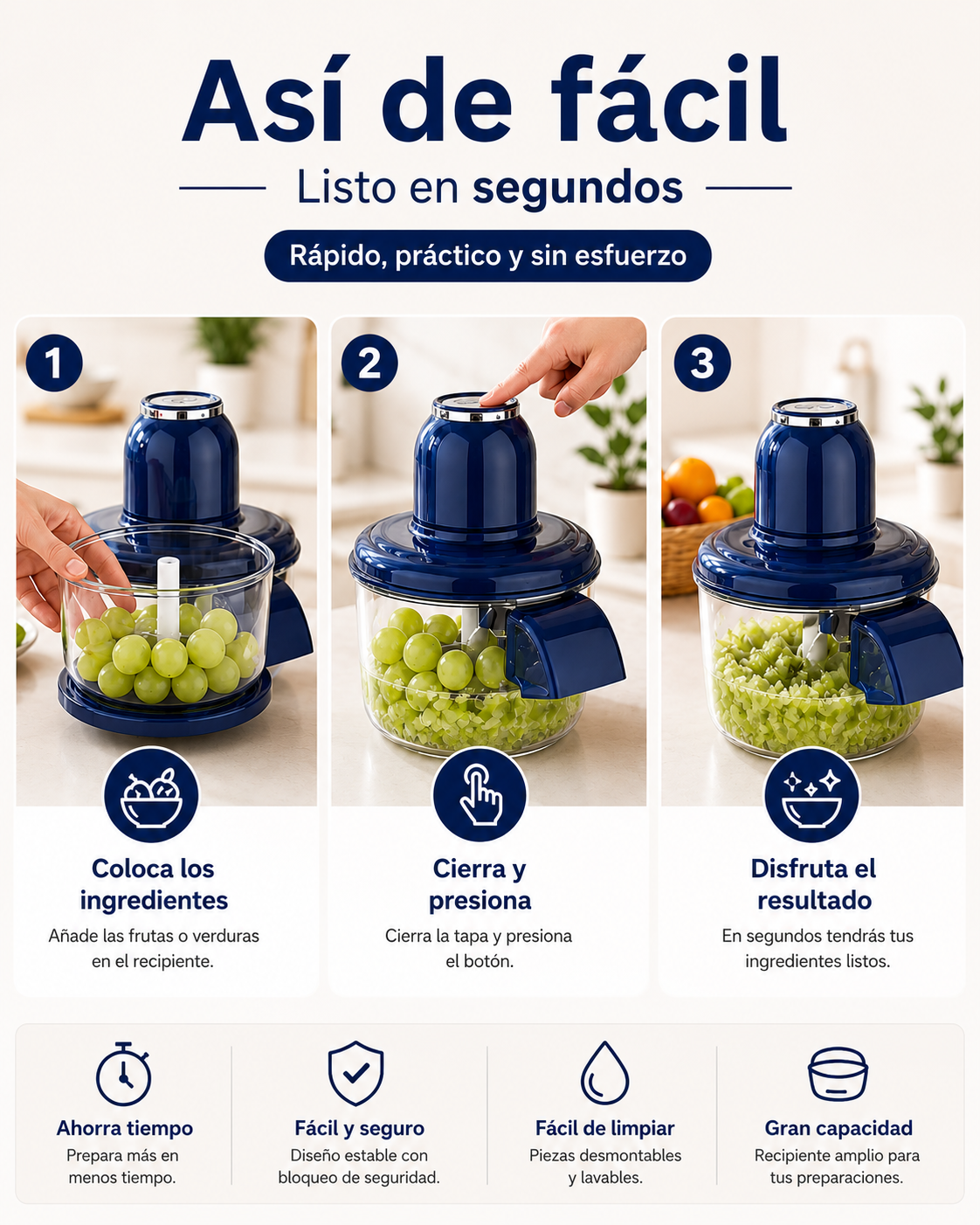 🥗 Pela ajo, frutas y verduras en segundos 🔥